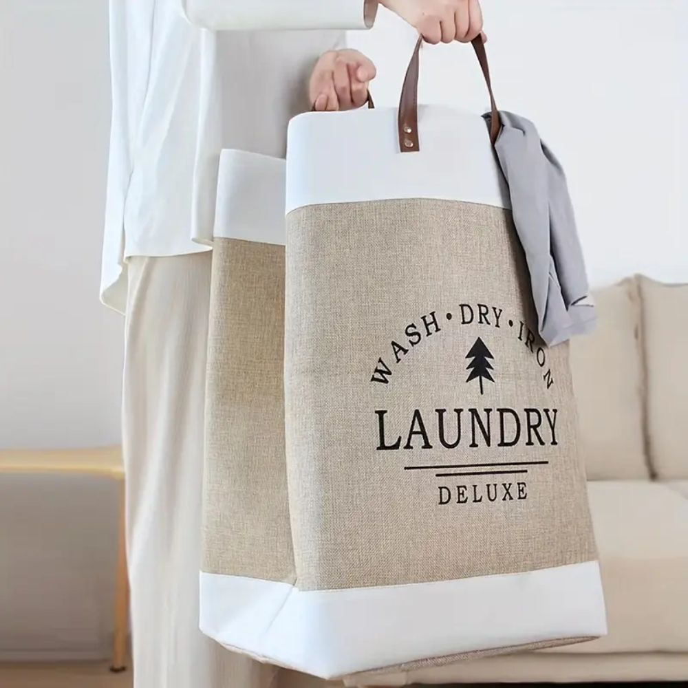 Deluxe Freestanding Laundry Basket
