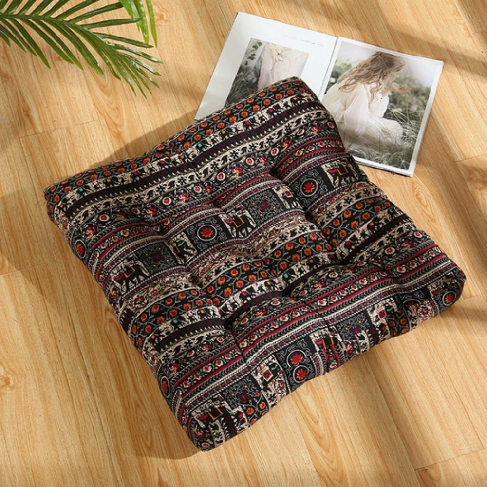 Bohemian Square Cushion Seat Pad