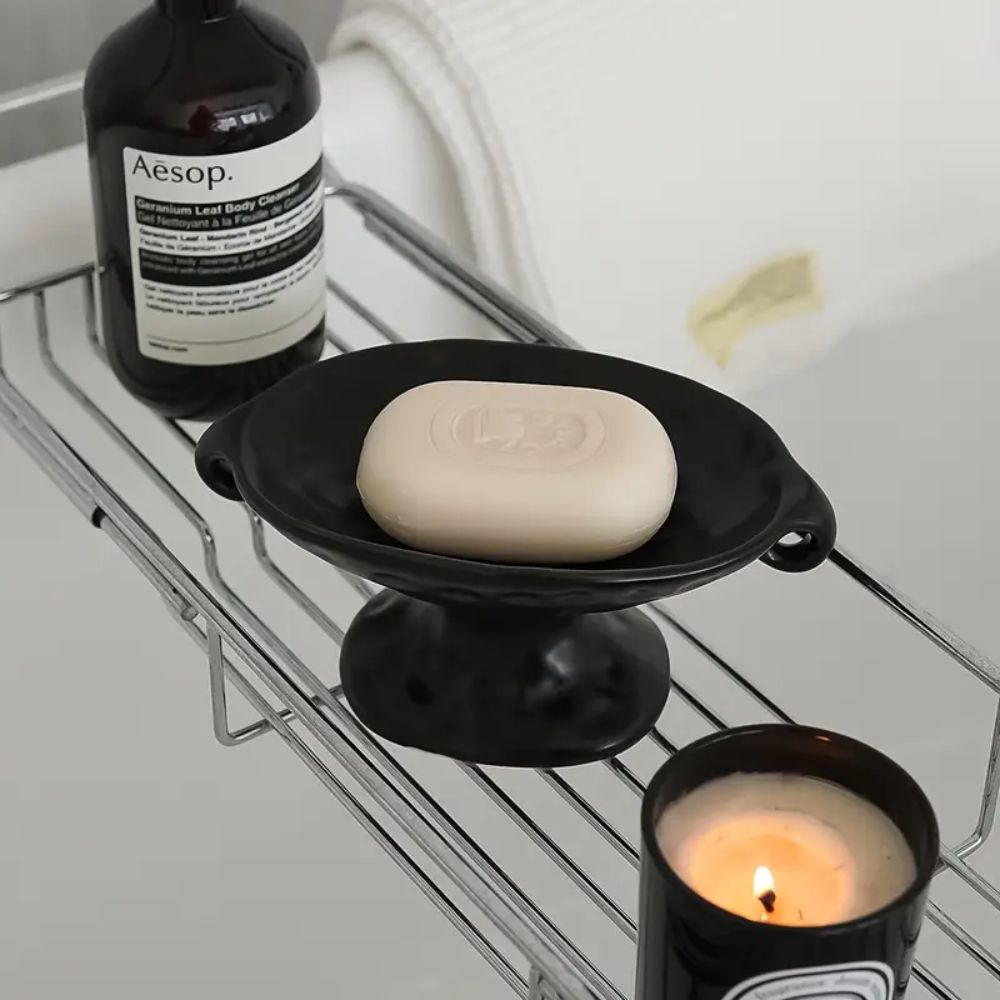 Dual-Ear Ceramic Oval Organizer