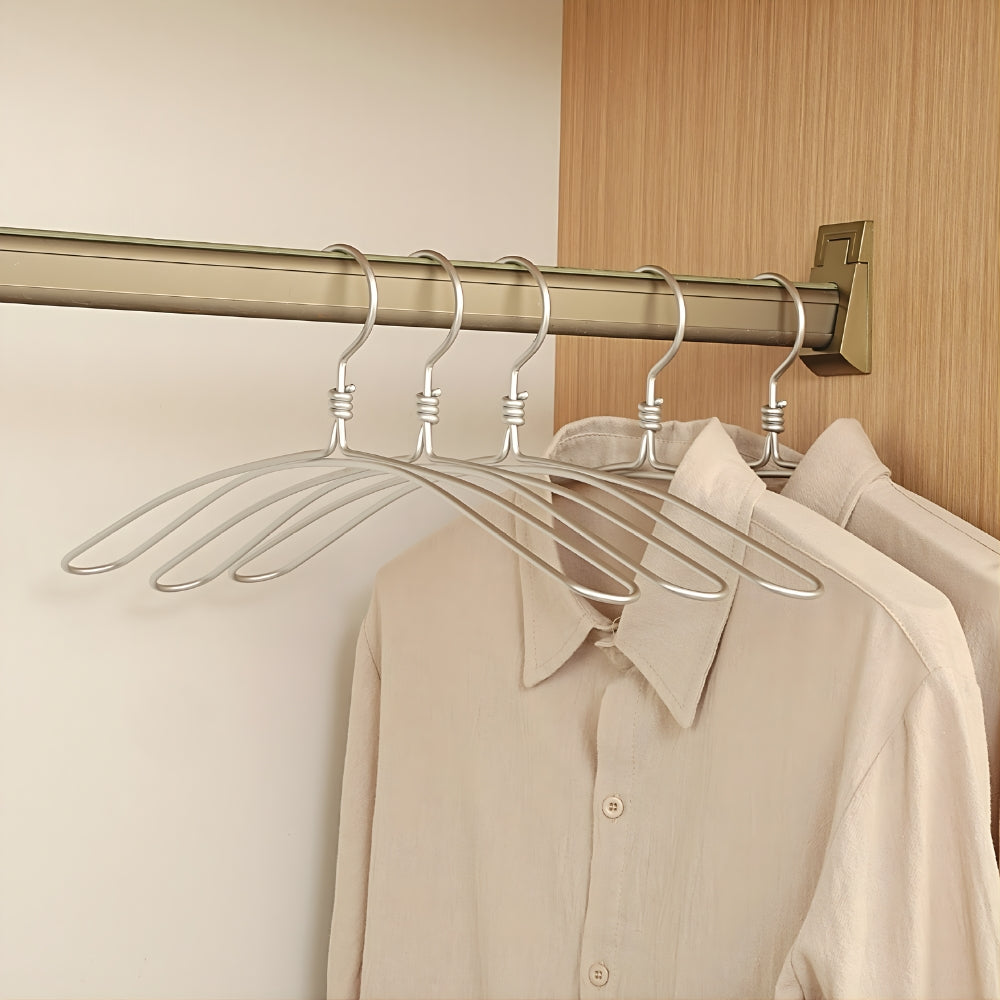 Extra Wide Sleek Aluminum Clothes Hanger