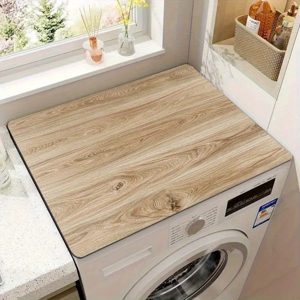 Faux Wood Grain Appliance Protector Mat
