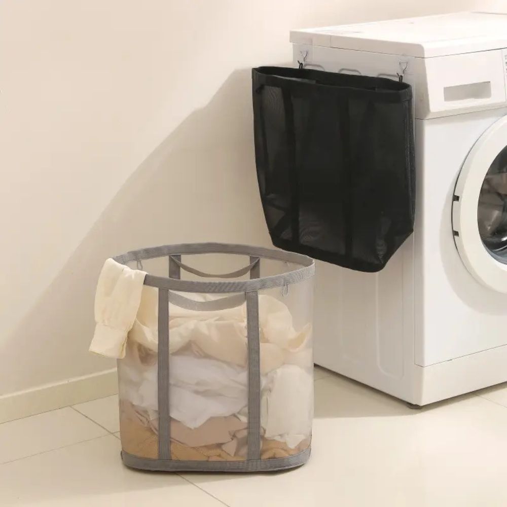 Foldable Mesh Laundry Basket