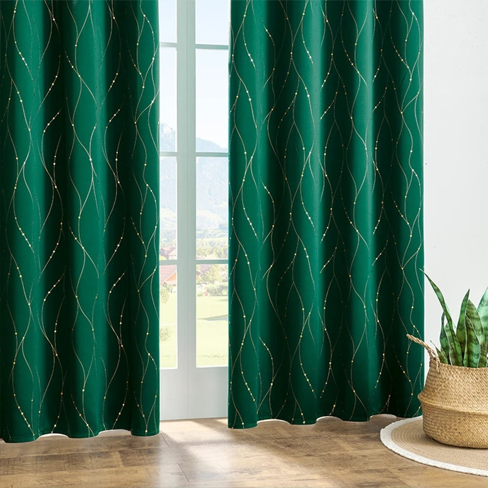 Gleam Chic Blackout Curtain