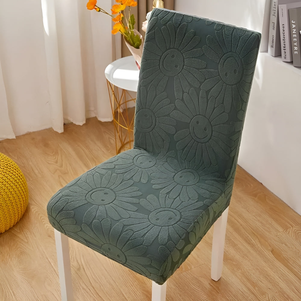 Fleur Smiley Flower Stretch Chair Cover