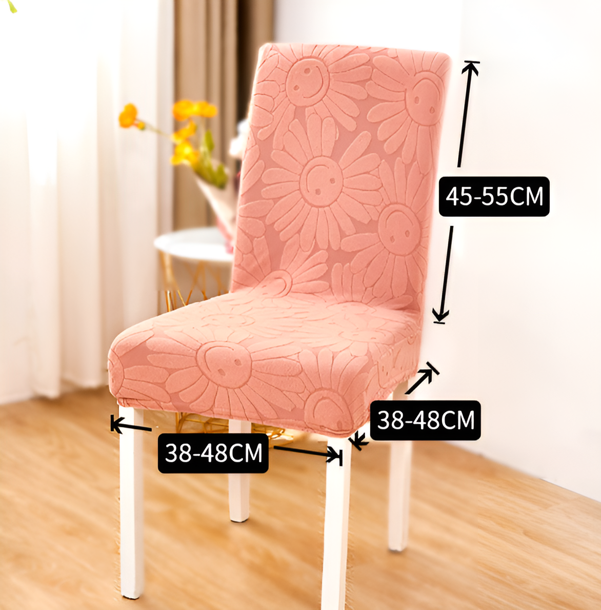 Fleur Smiley Flower Stretch Chair Cover