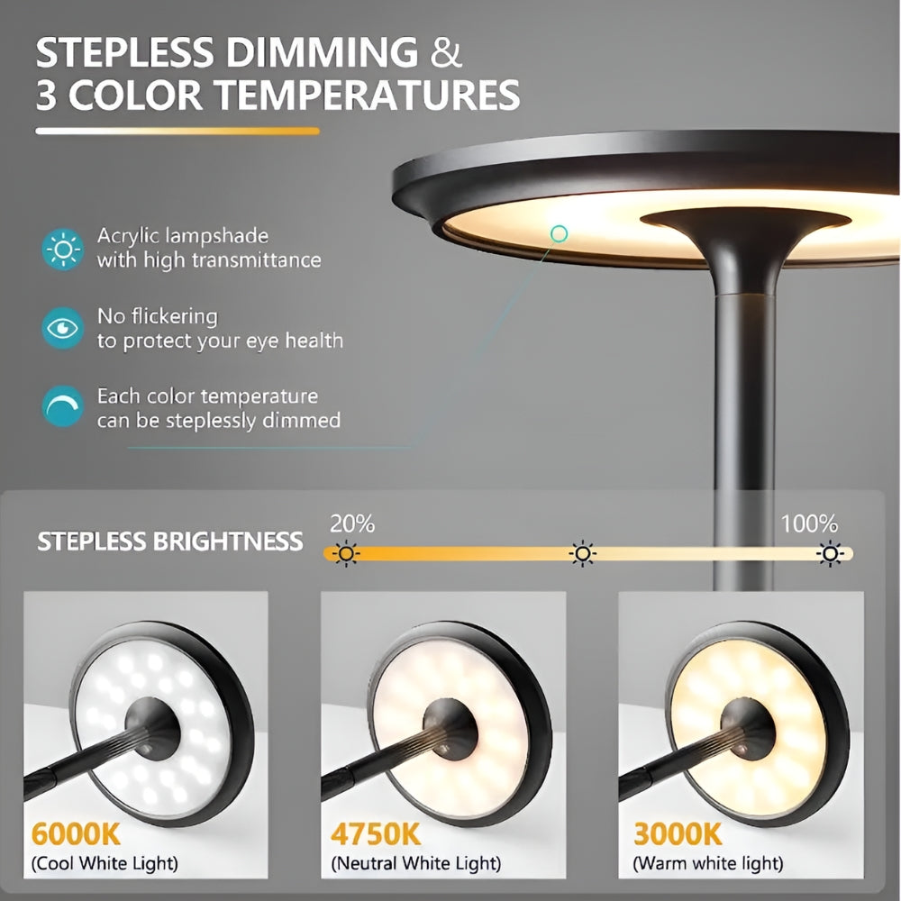 Lunox LED Rechargeable Desk Lamp