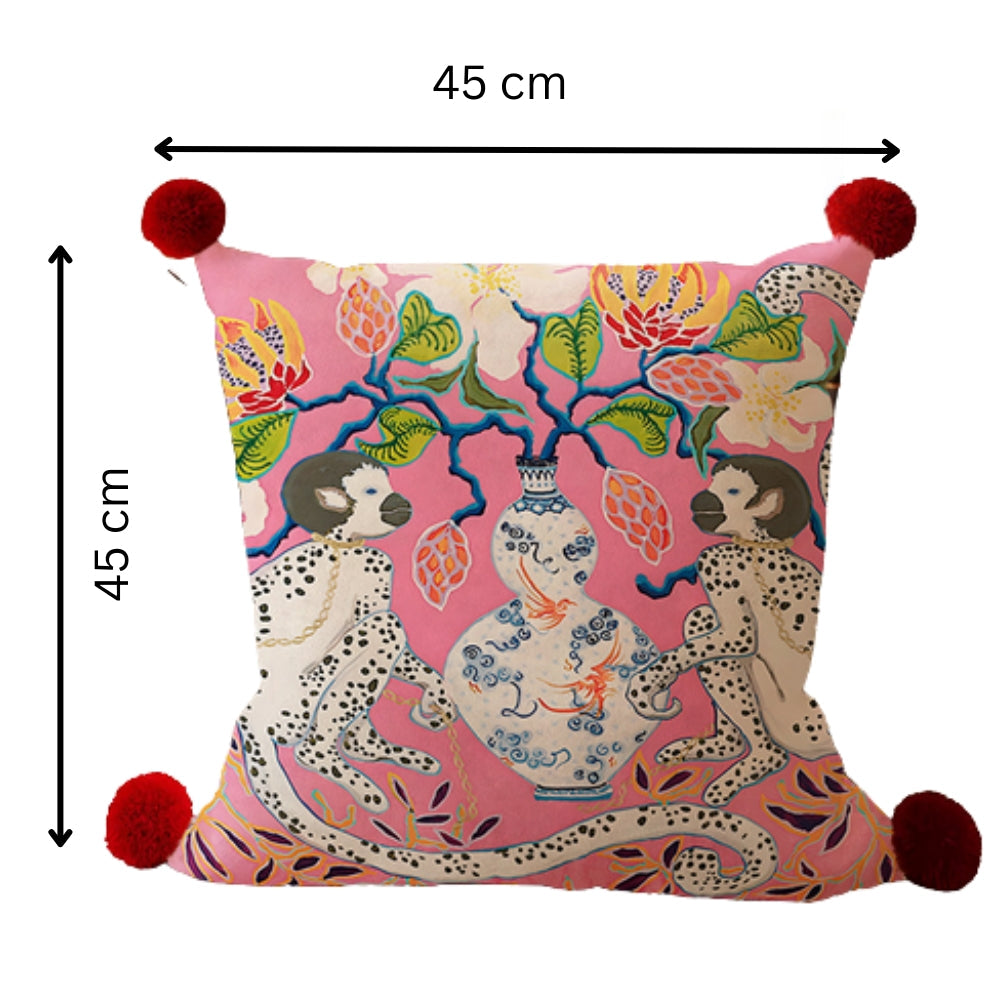 Monkey Garden Cushion Cover Collection