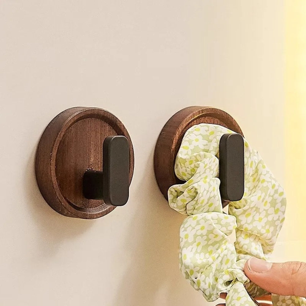 Nordic Walnut Wood Wall Hook