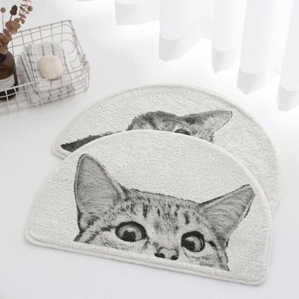 Peeping Kitty Bath Mat