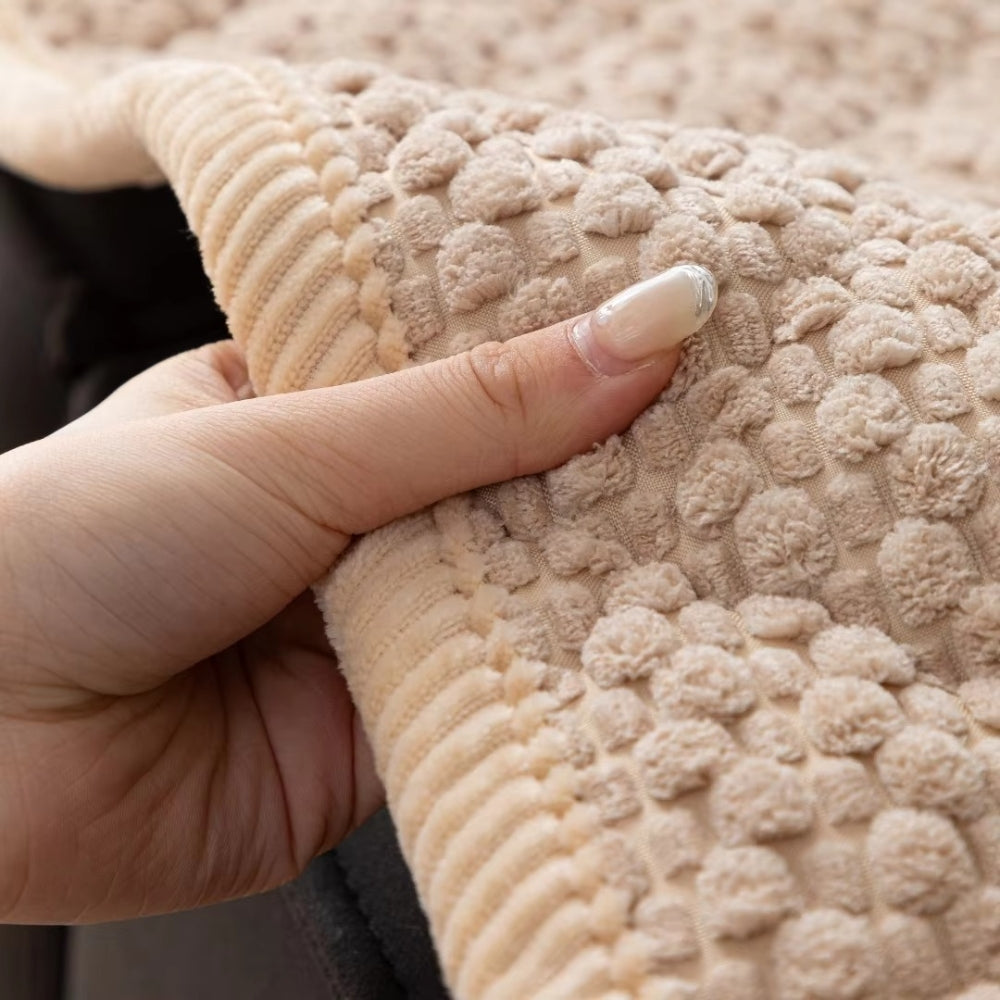 Pet-Proof Textured Quilted Sofa Protector Slipcover