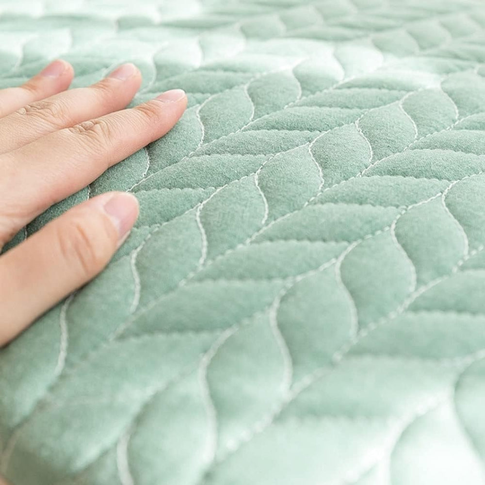 Quilted Japanese-Inspired Seat Cushion