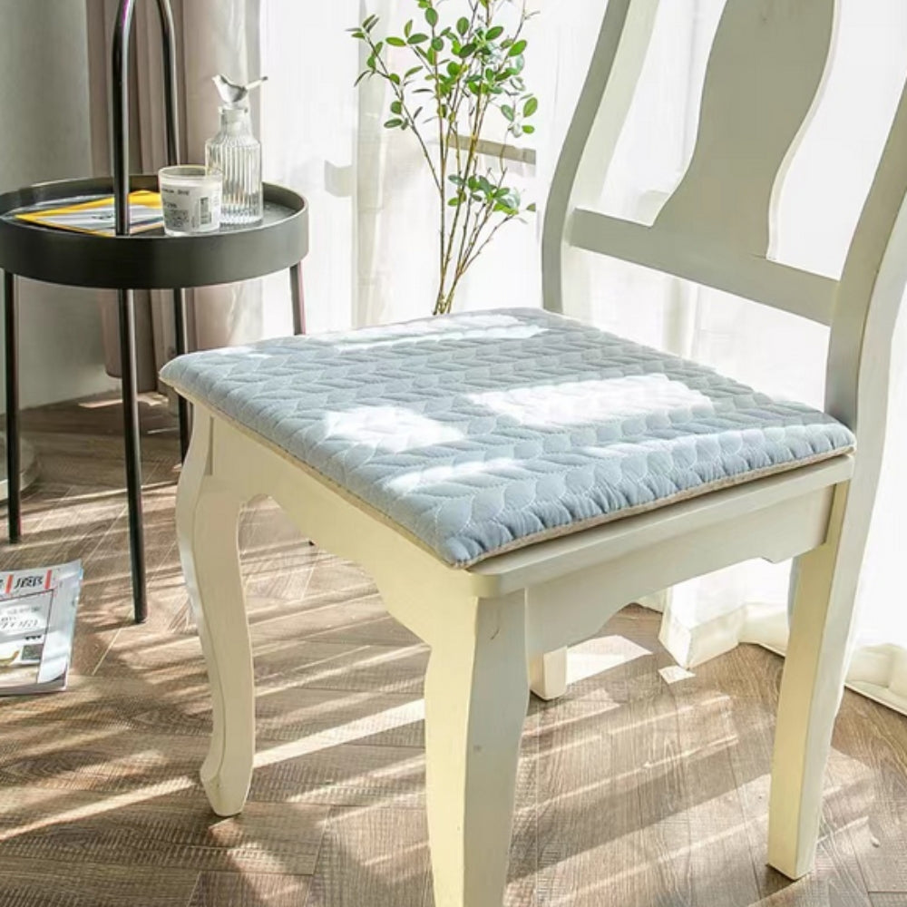 Quilted Japanese-Inspired Seat Cushion