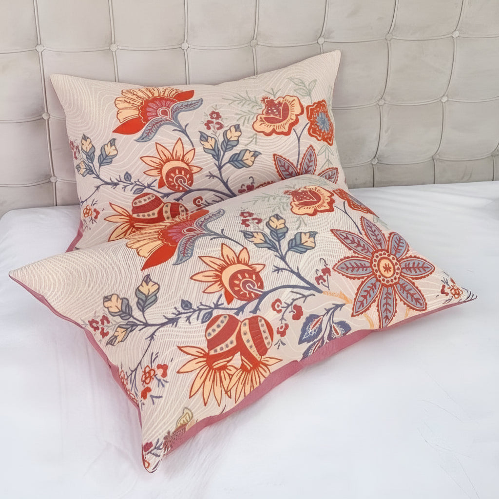 Rustic Floral Boho Pillowcases