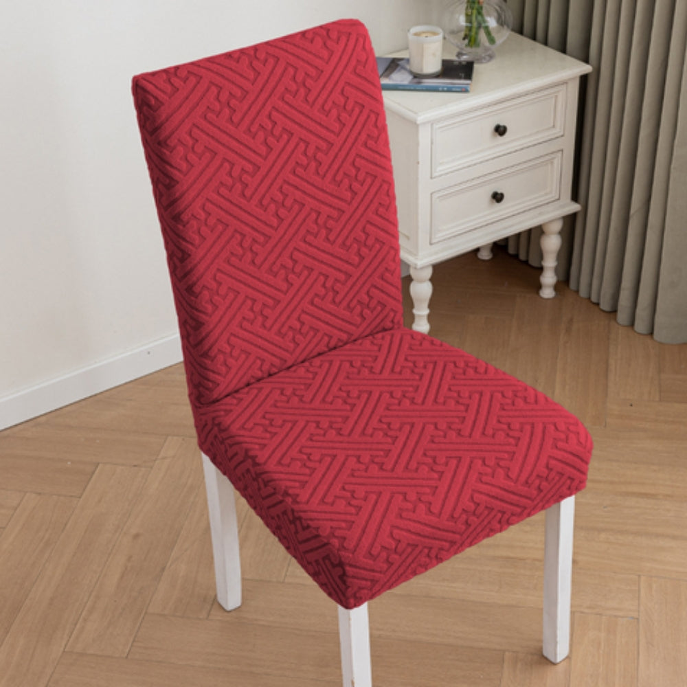 Silvra Elastic Lattice Dining Chair Cover