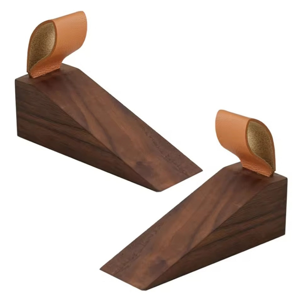 Sleek Wooden Door Stopper