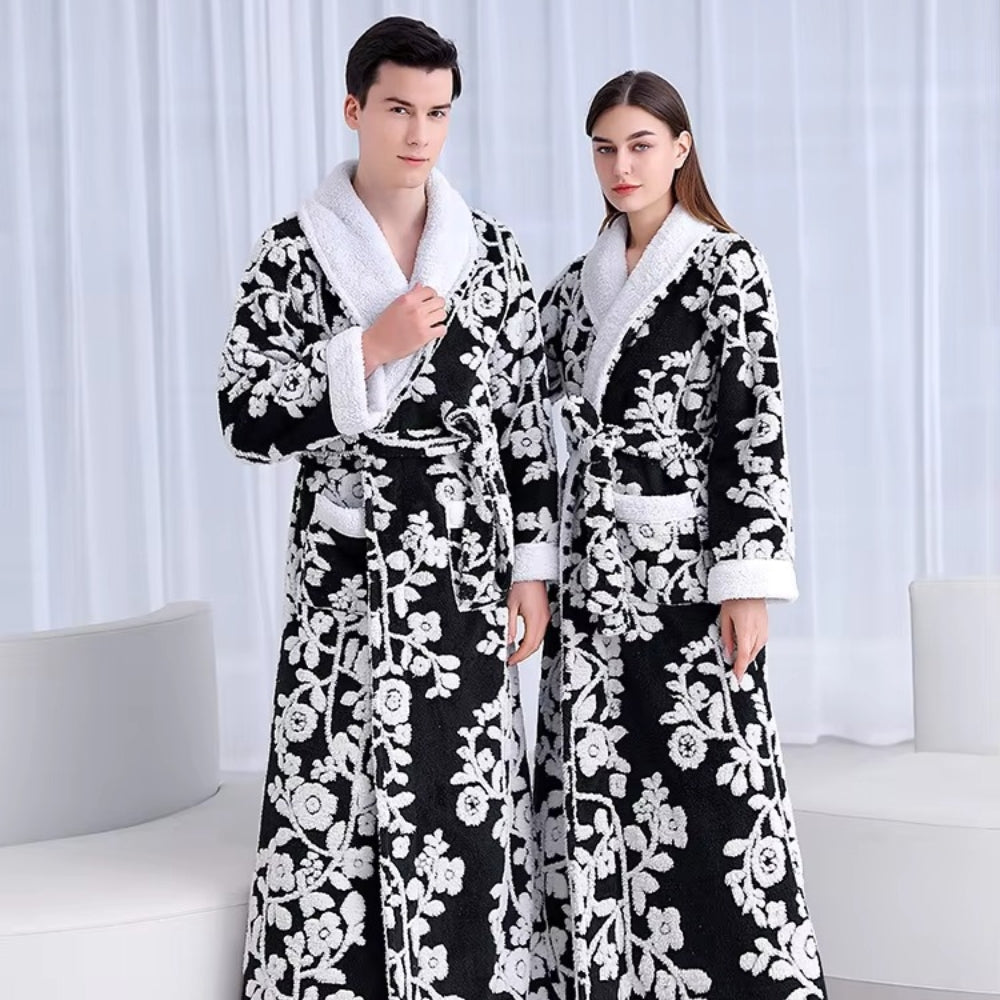 Solane Luxe Jacquard Bathrobe