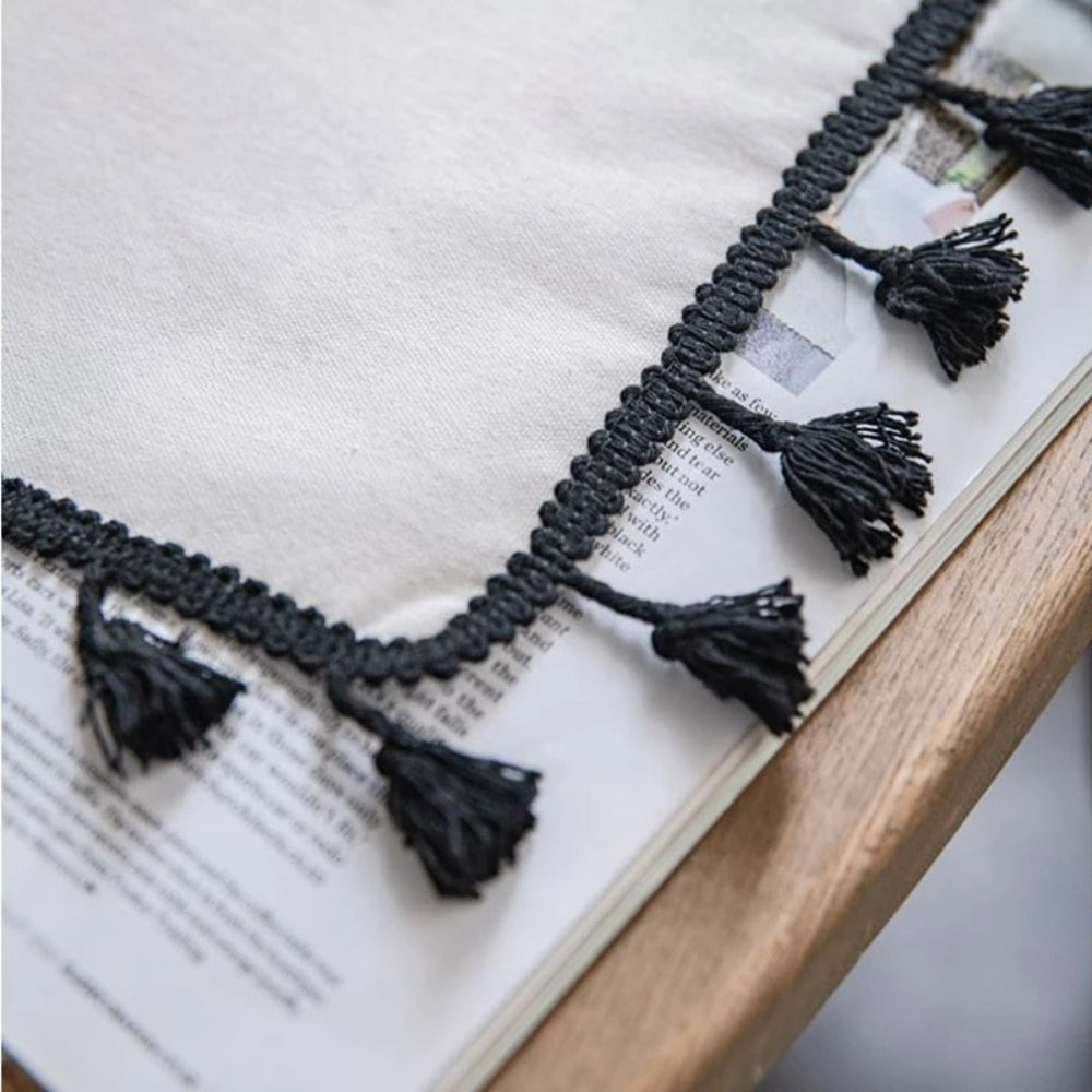 Solstice Loom Artisan Tassel Curtain
