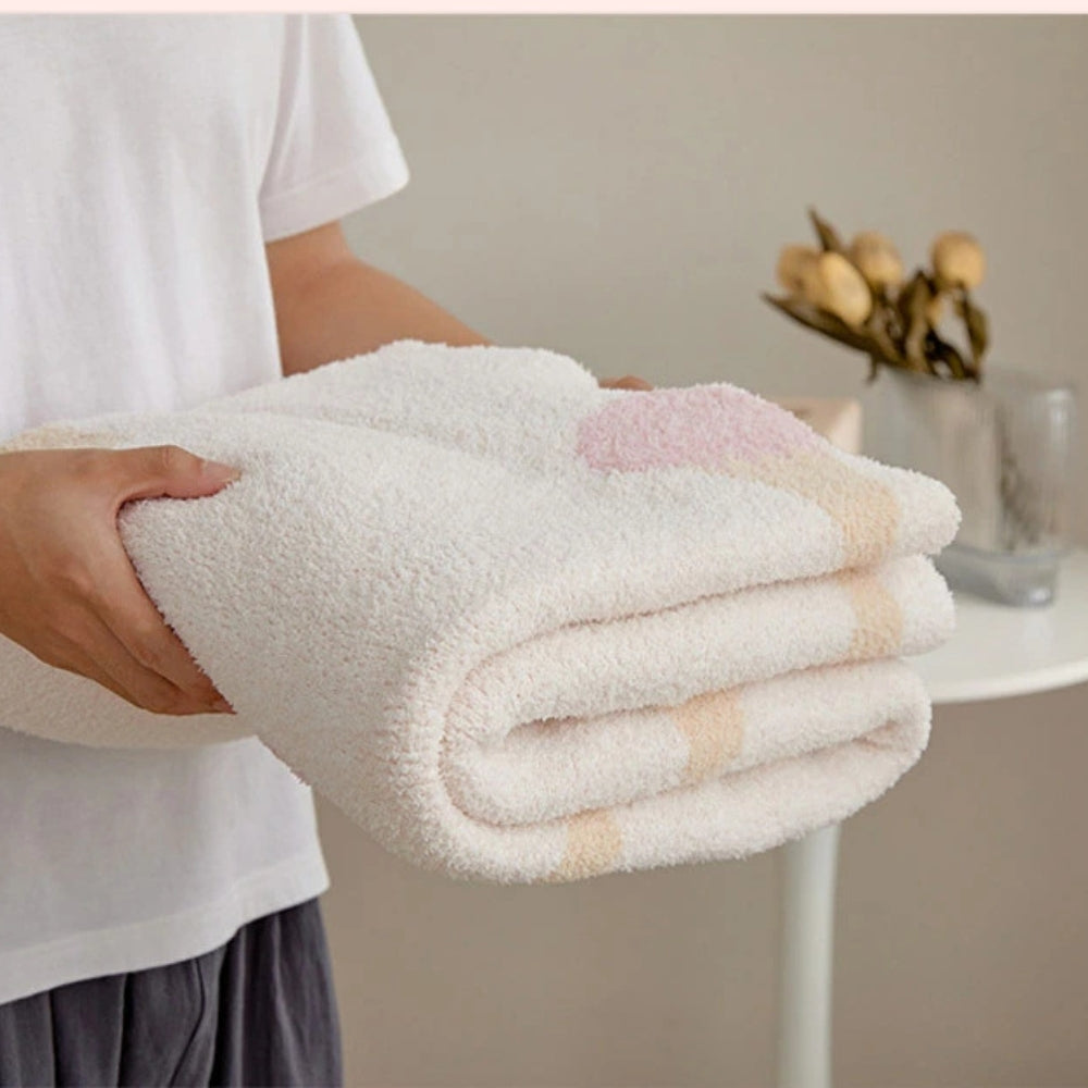 Sucrée Icecream Soft Knit Throw Blanket