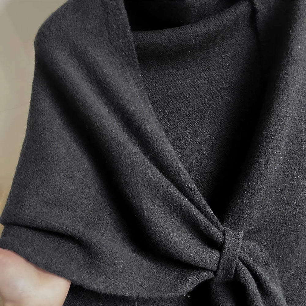 Triangle Soft Poncho Shawl Cape