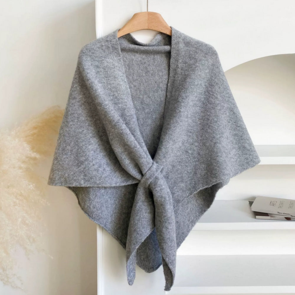 Triangle Soft Poncho Shawl Cape