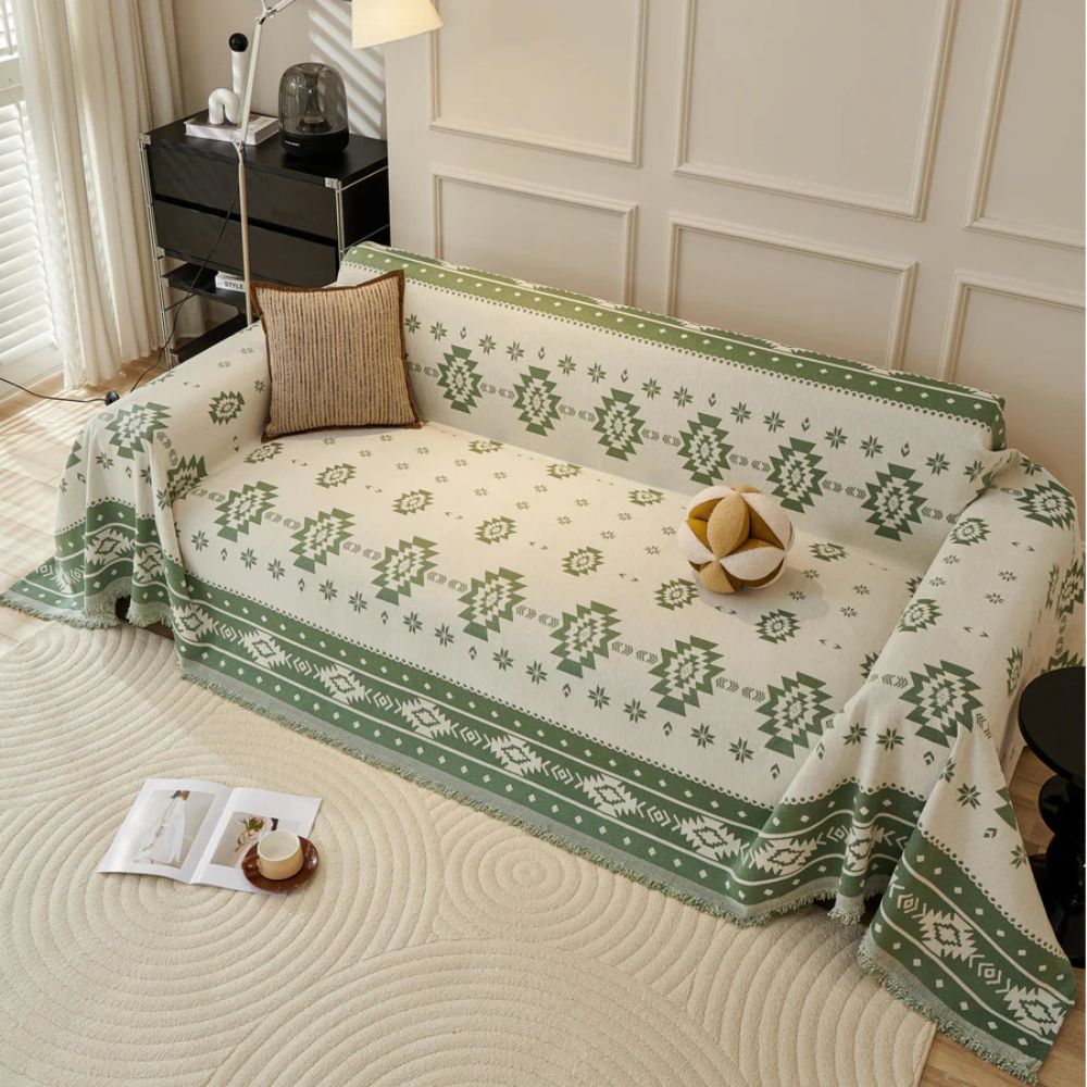 Tribal Harmony Reversible Sofa Cover