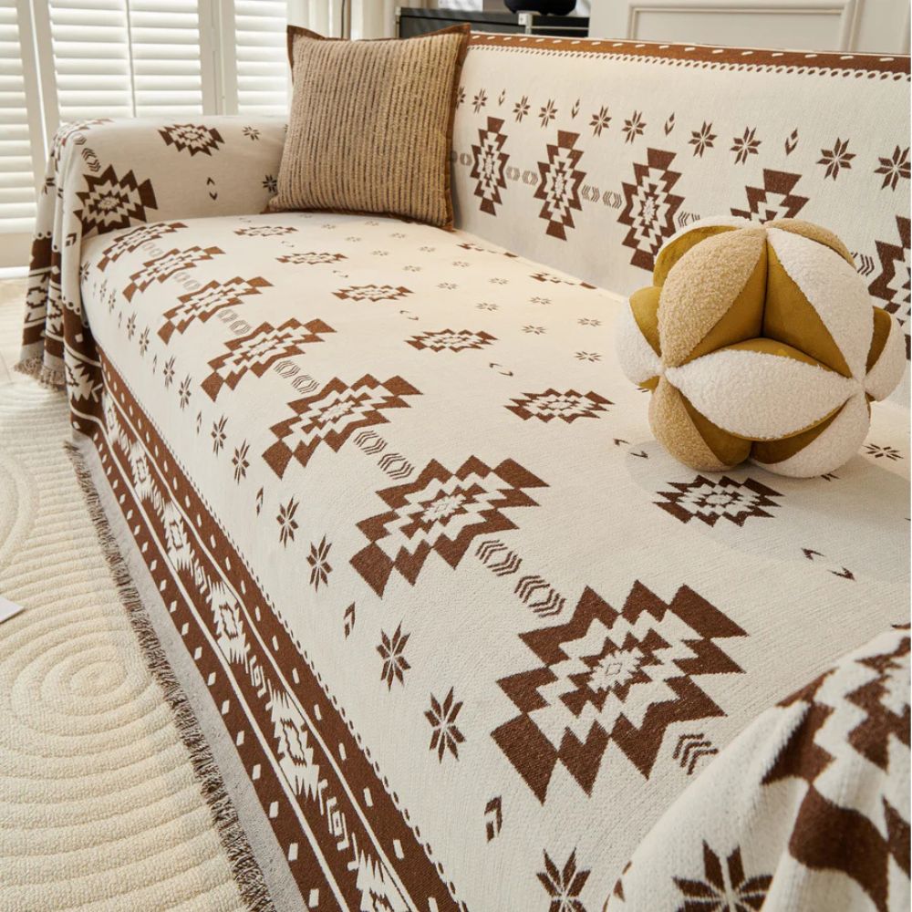 Tribal Harmony Reversible Sofa Cover