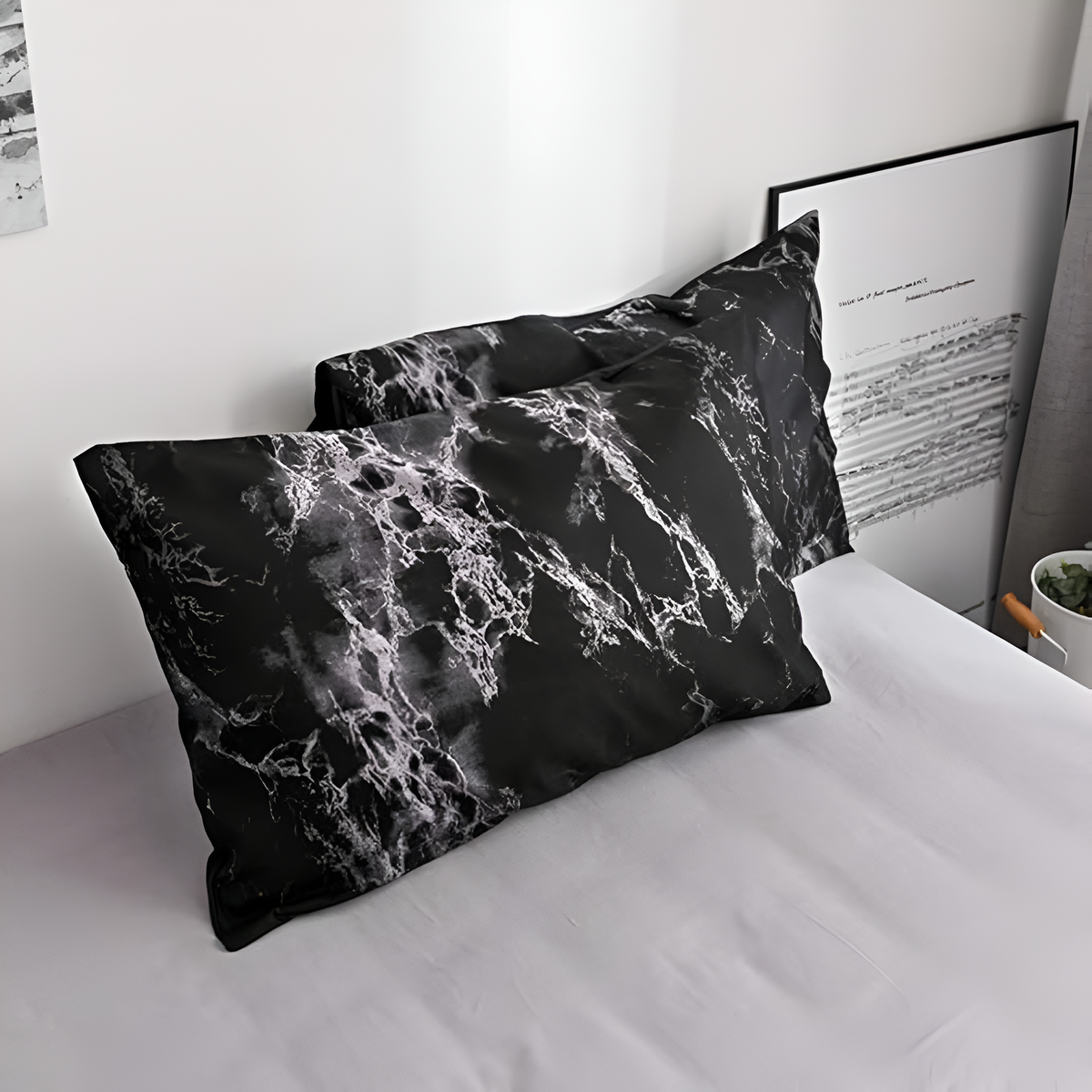 Luxe Black Marble