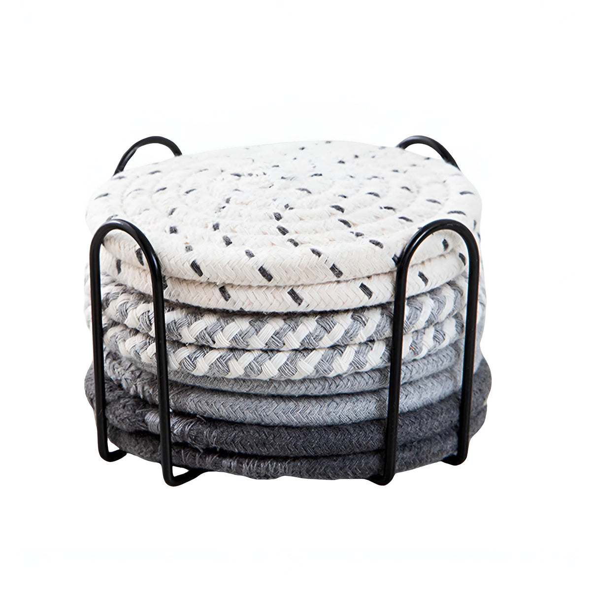 Woven Whirl Coaster Set