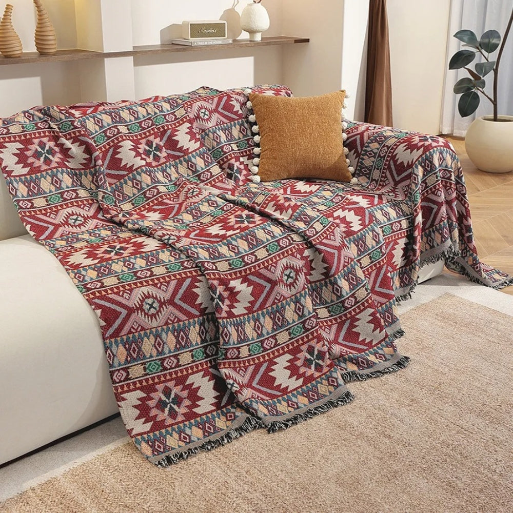 Zarela Boho Chenille Sofa Cover