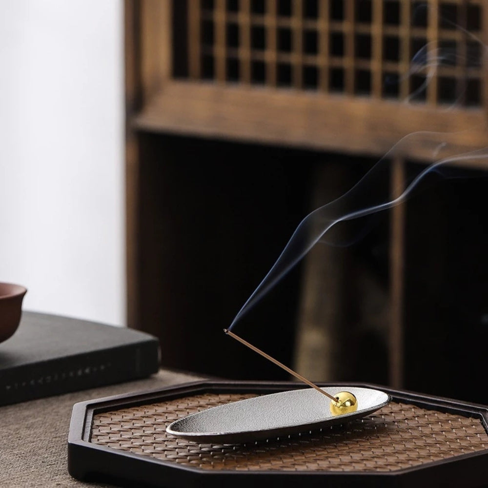 Zen Alloy Bead Incense Holder