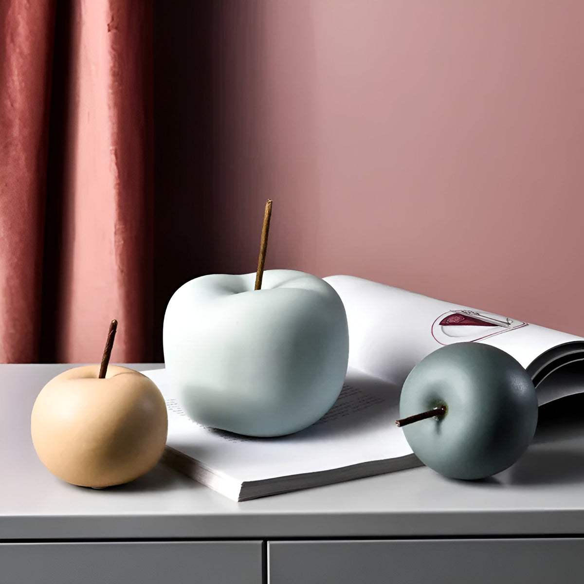 Apple Ceramic Ornaments