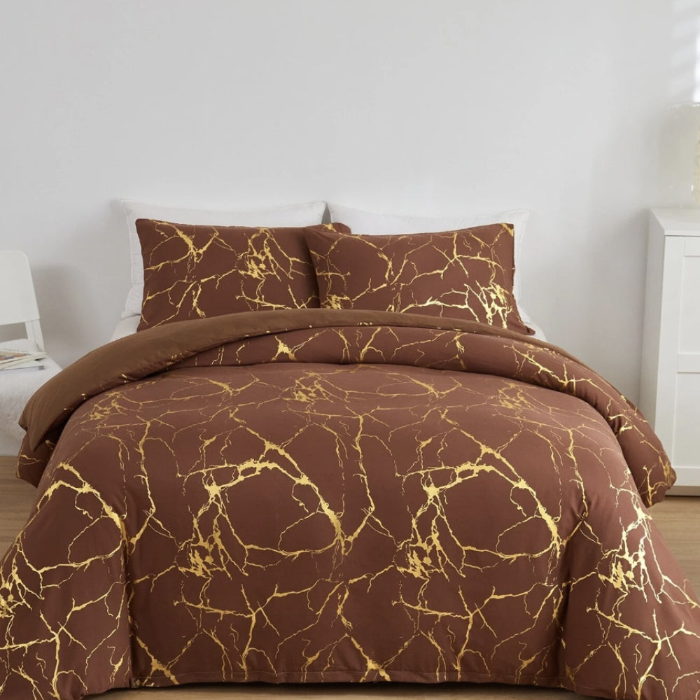 Lux Marble Premium Duvet Cover Set
