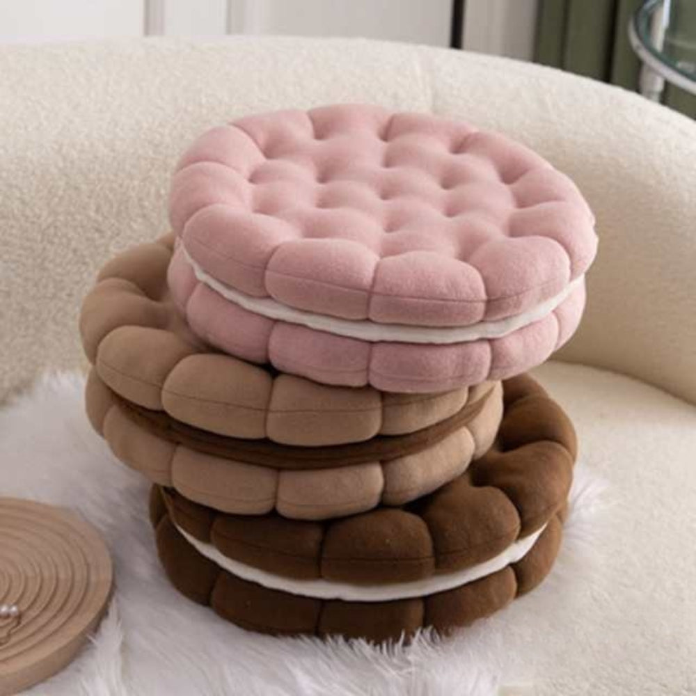 Snuggly Cookie-Inspired Cushion