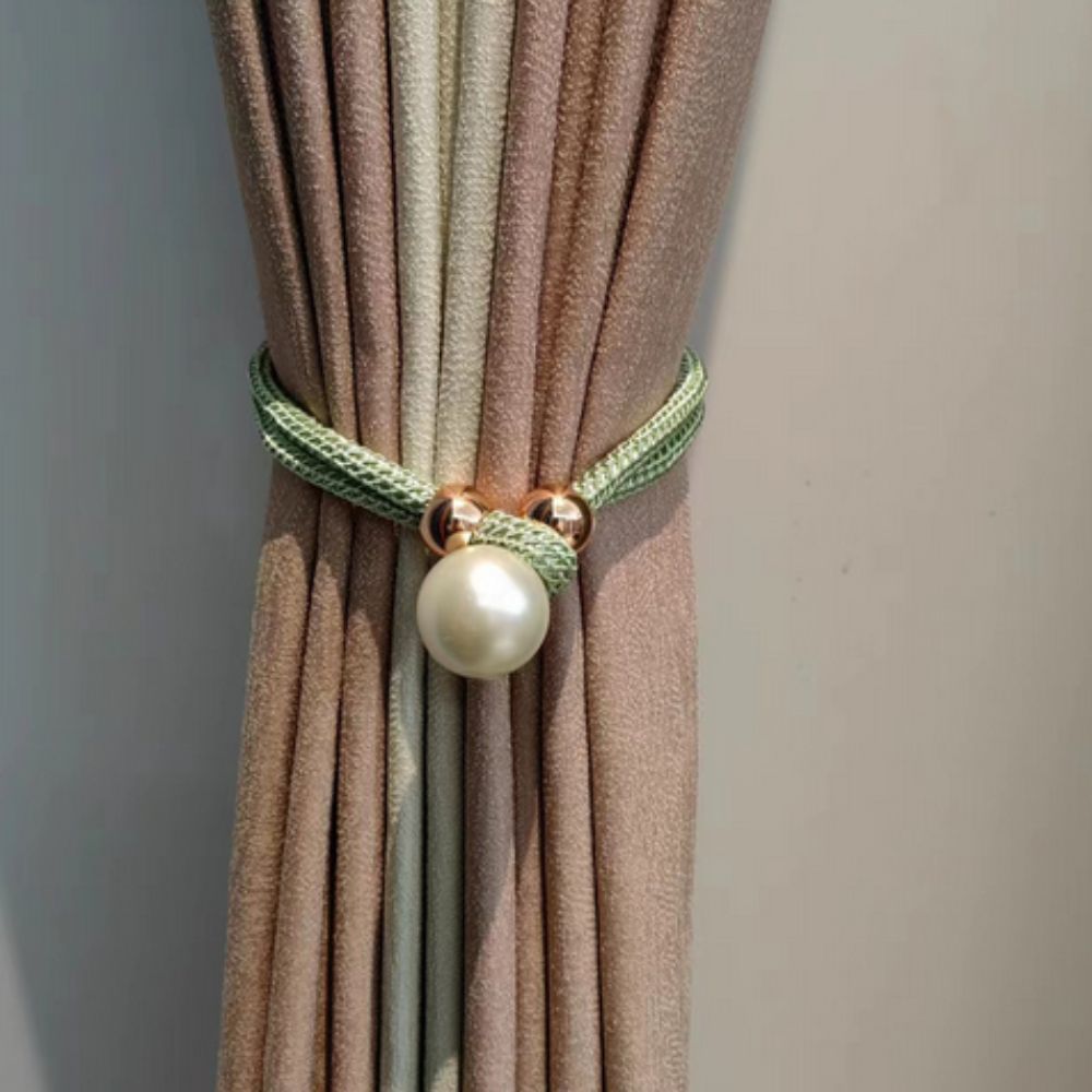 Lustrous Pearl Curtain Tie Back