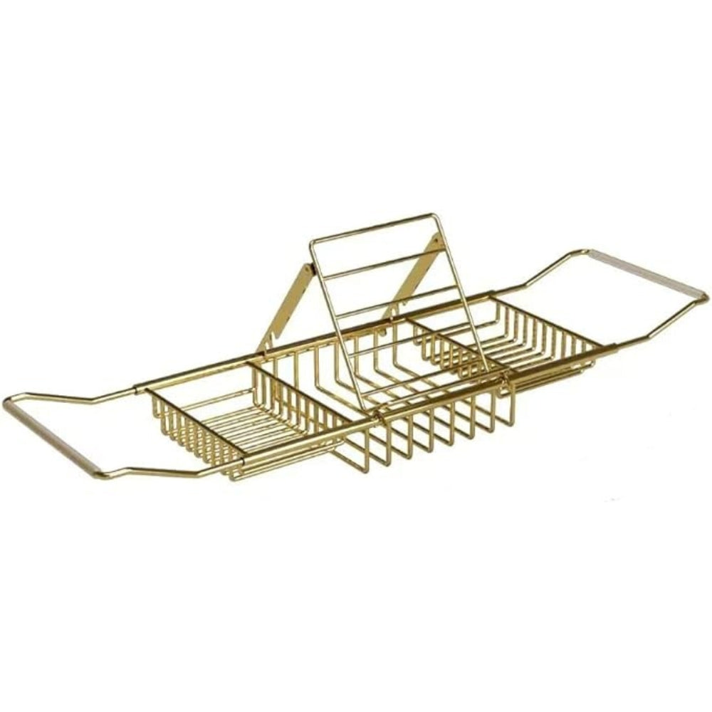 Adjustable Stainless Steel Bathtub Caddy Tray