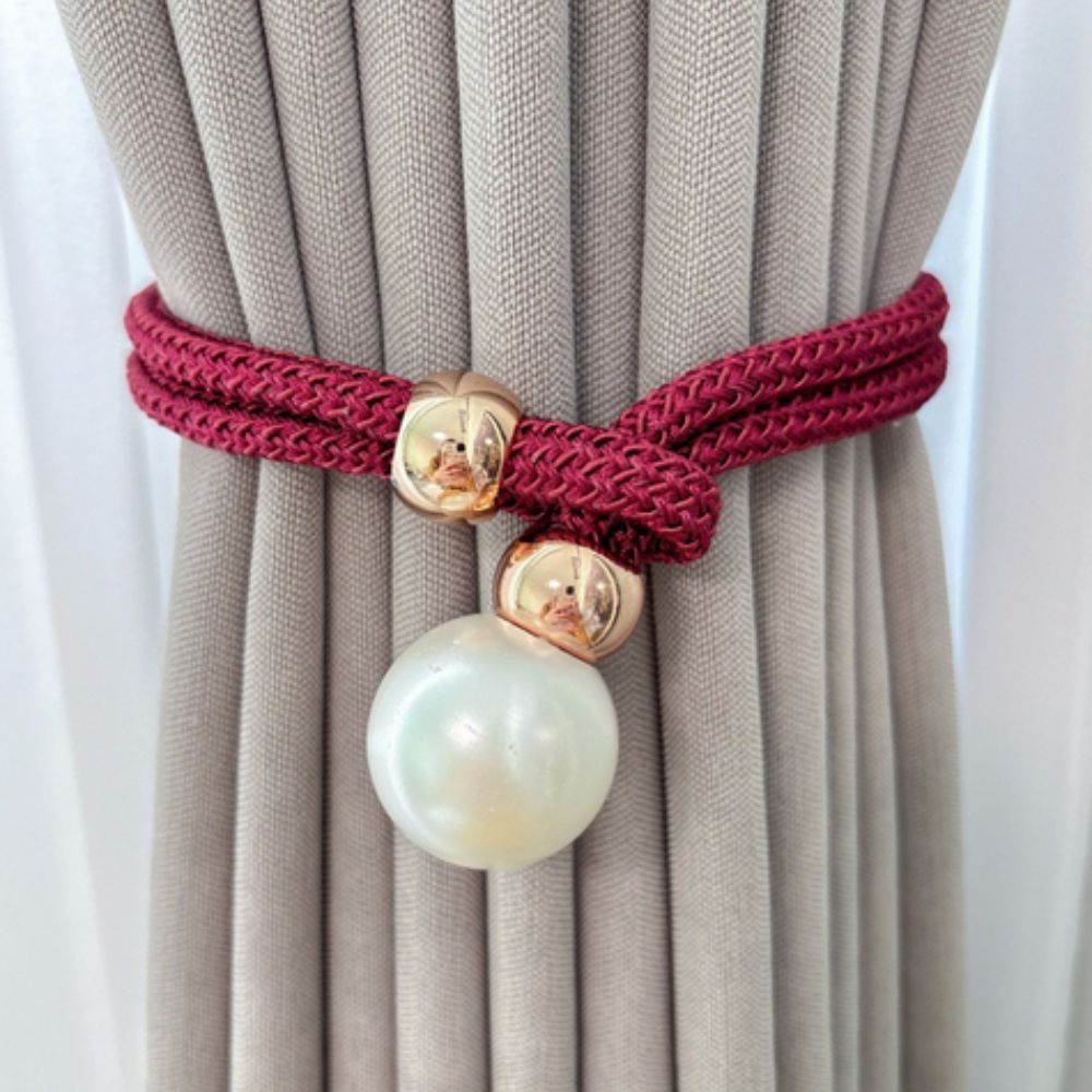 Lustrous Pearl Curtain Tie Back