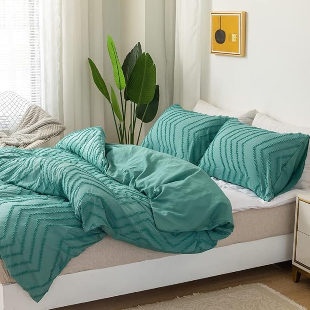 Chevron Plush Quilt Cover