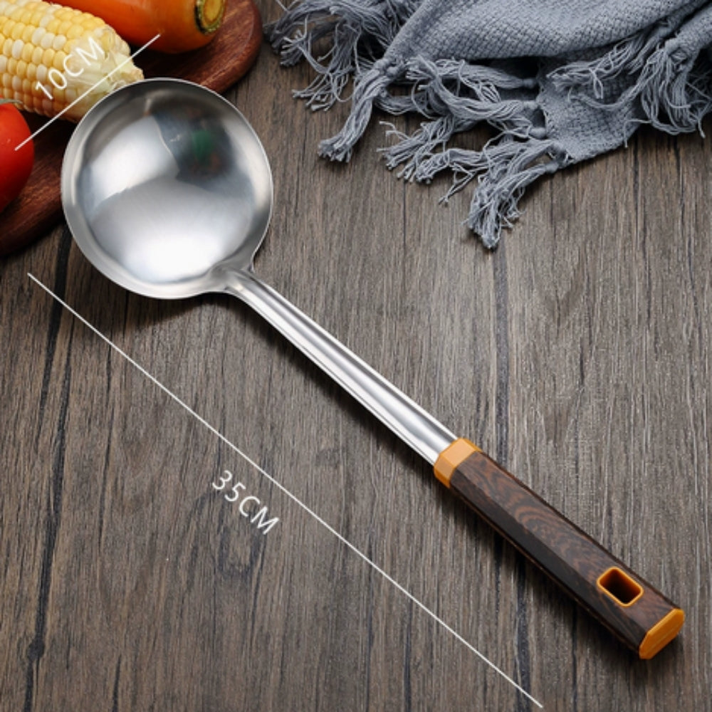Wood Grain Stainless Steel Utensils