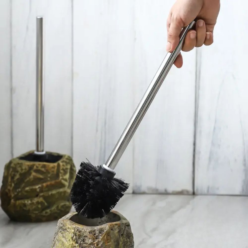 Retro Stone Ceramic Toilet Brush