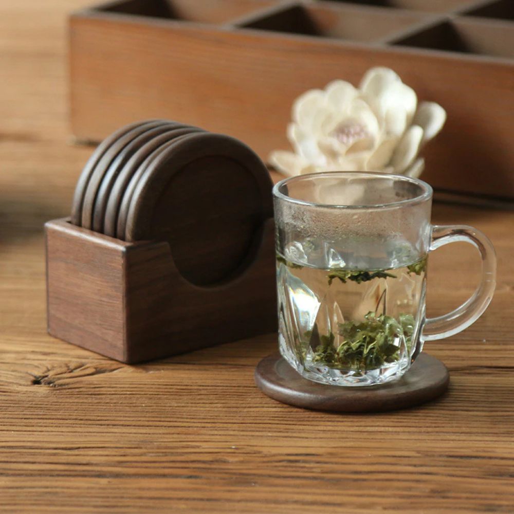 Japanese Style Wooden Coaster