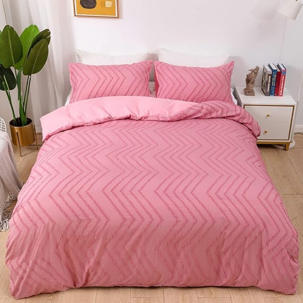 Chevron Plush Quilt Cover