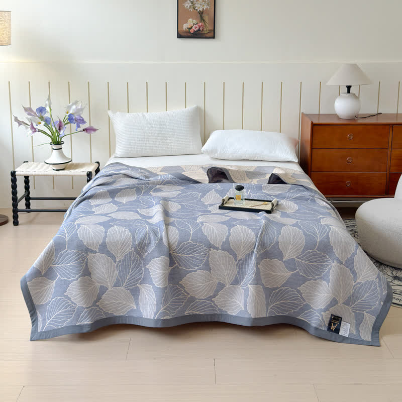 Mulberry Leaf Cotton Triple Gauze Blanket
