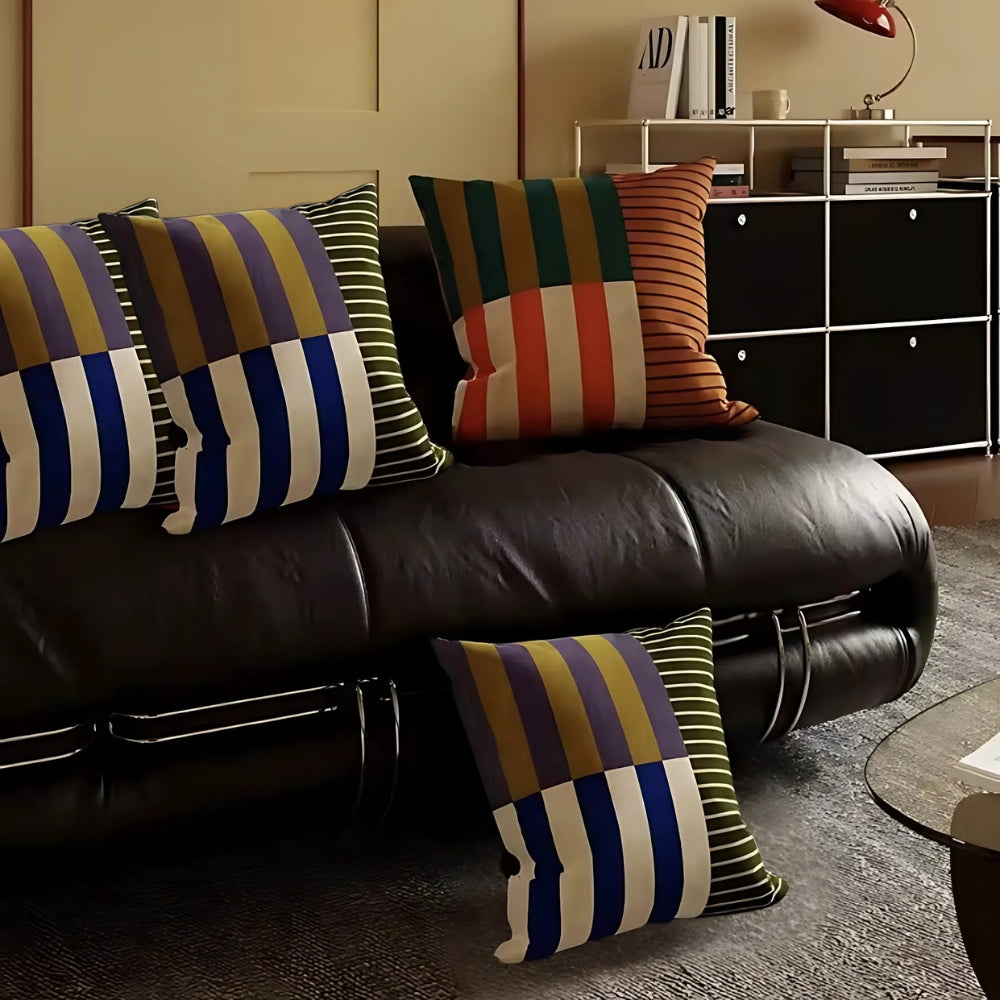 Mod Blocks Striped Cushion Cover