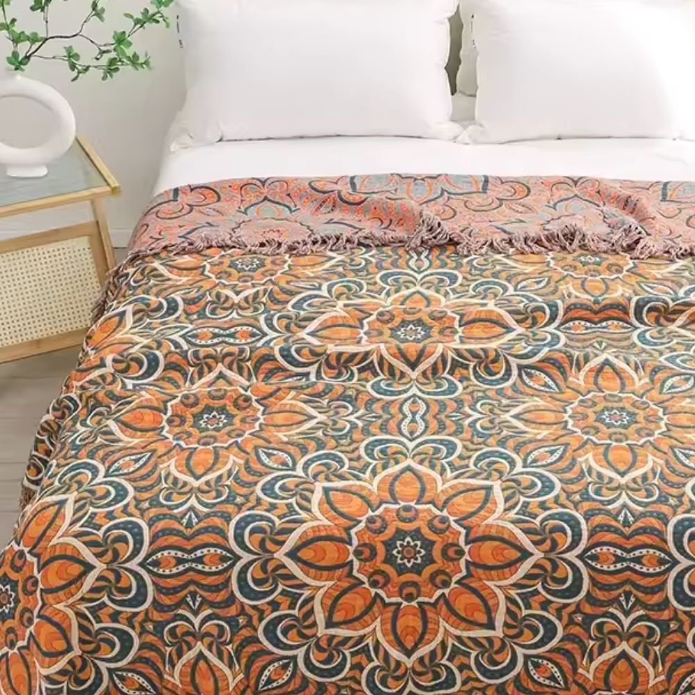 Sienna Sun Cotton Blanket