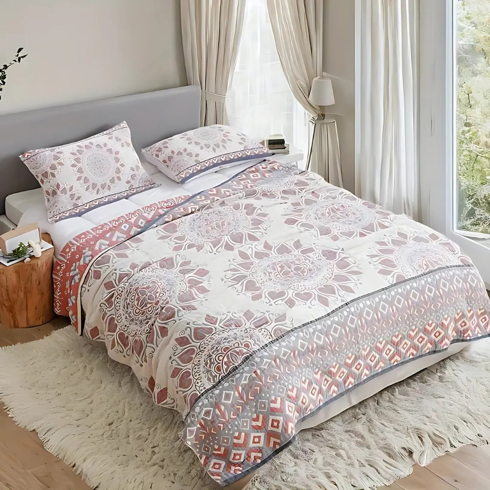 Lunara Floral Cotton Comfort Blanket