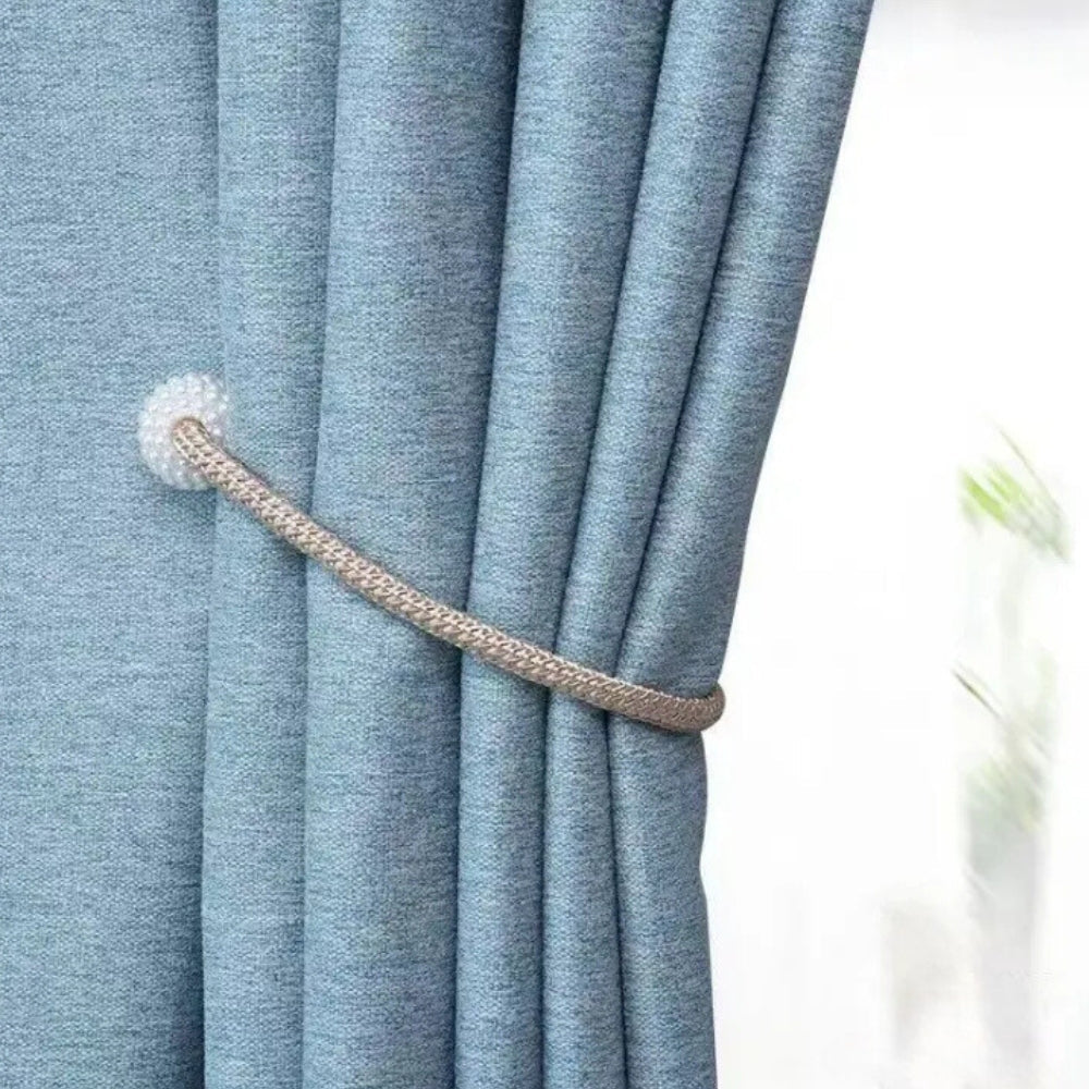 Magnetic Pearl Curtain Tie Back