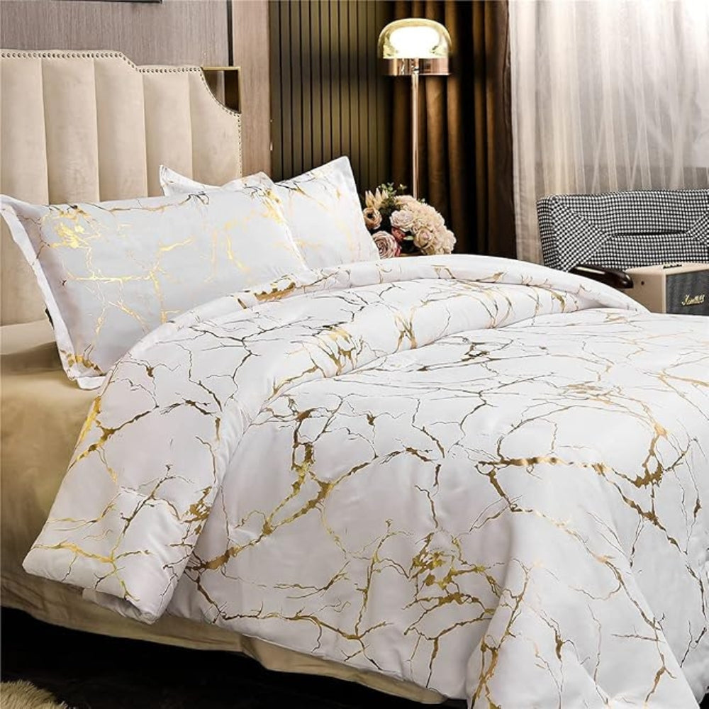 Lux Marble Premium Duvet Cover Set