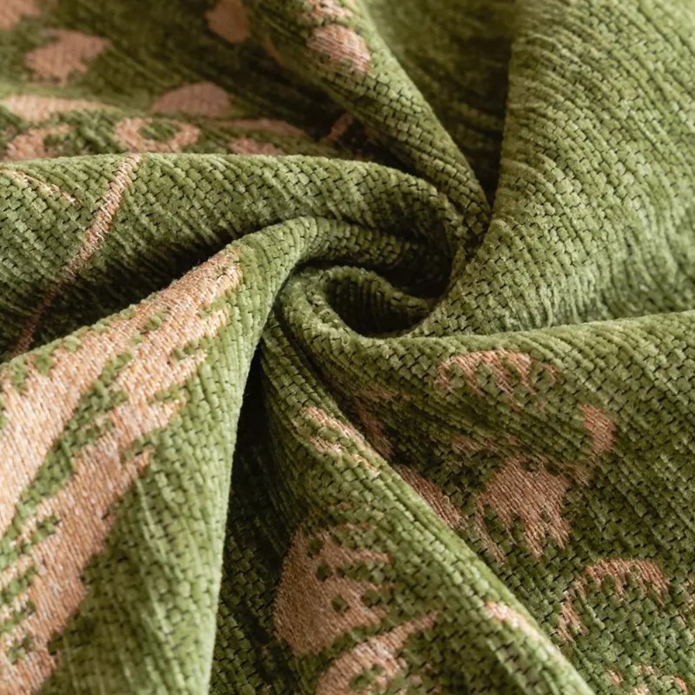 Foliage Floral Chenille Sofa Cover