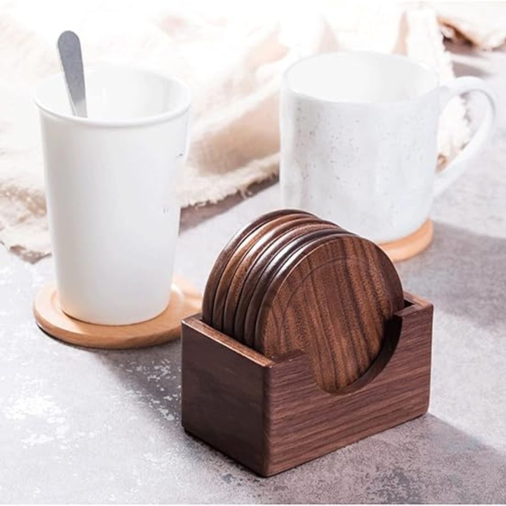 Japanese Style Wooden Coaster