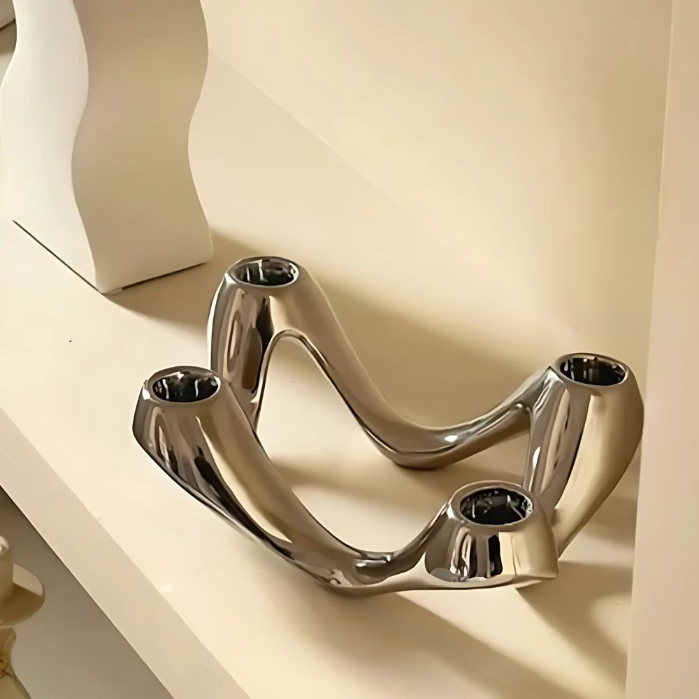 Cosmic Ripple Candle Holder